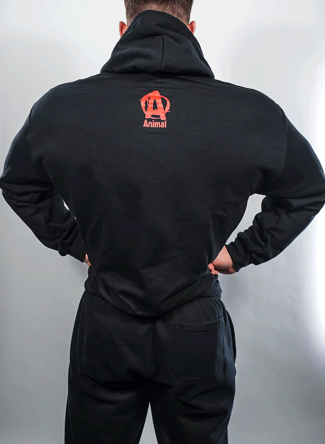 Animal Pak Hooded Sweatshirt Black