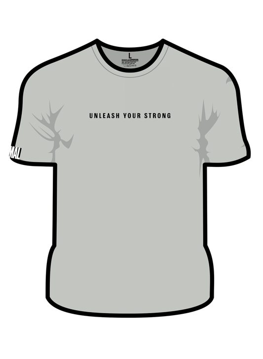 LIMITED EDITION Unleash Your Strong Tee Grey
