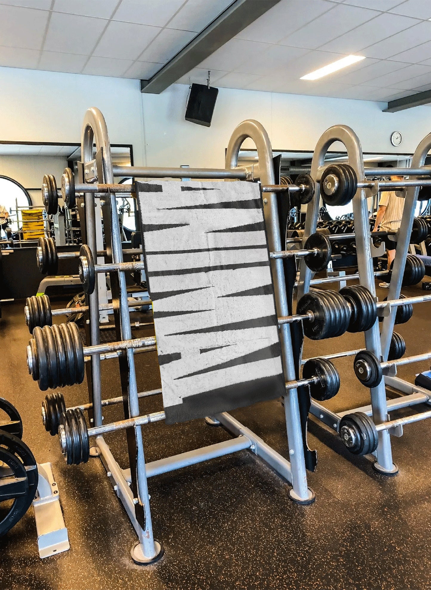Animal Gym Towel black