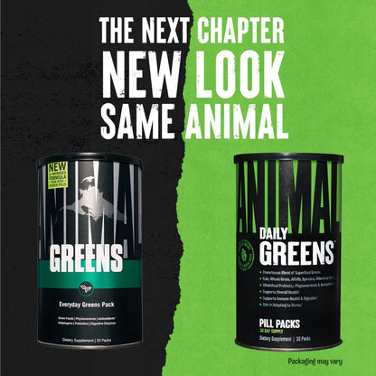 Animal Daily Greens new look greens powder formula
