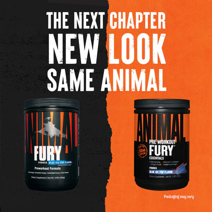Animal Fury pre-workout new look formula