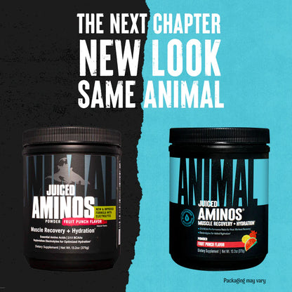 Animal Juiced Aminos nowy wygląd – proszek