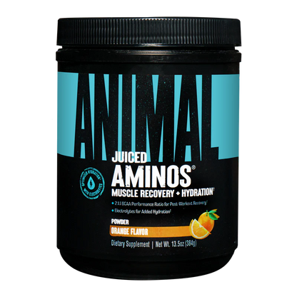 Animal Juiced Aminos o smaku pomarańczowym w proszku
