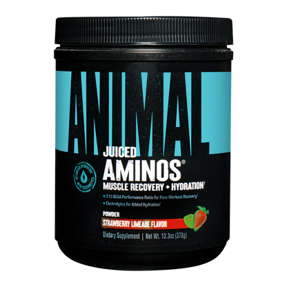 Animal Juiced Aminos o smaku truskawkowym w proszku