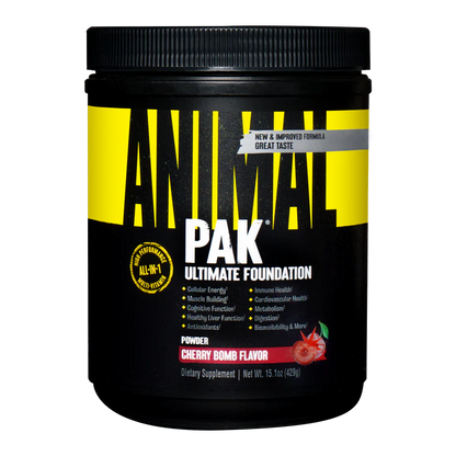 Animal Pak Powder pot pratique pour la nutrition d'entraînement quotidienne