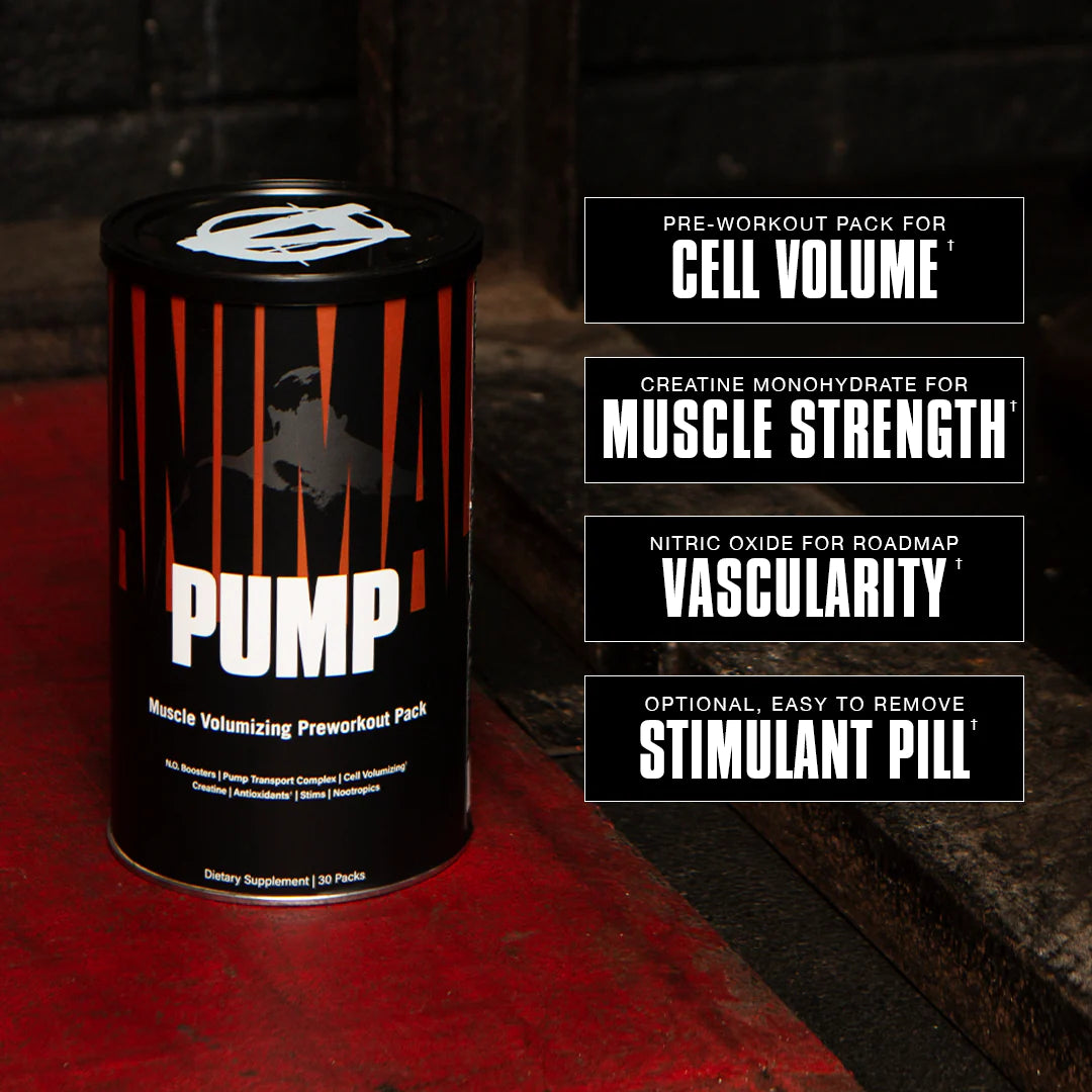 Animal Pump pre-workout muscle pump citrulline malate NO-booster