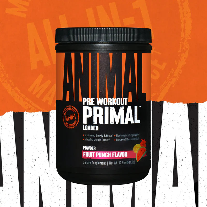 Animal Primal pre-workout poeder voor intense training