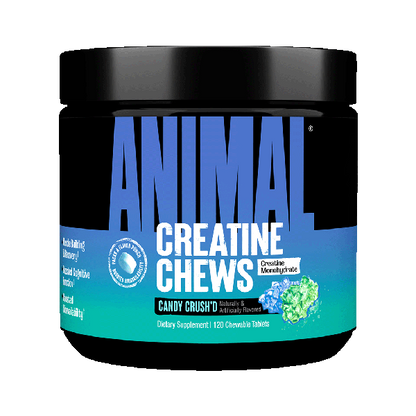 Animal Creatine Chews kauwbare creatine met candy crush smaak