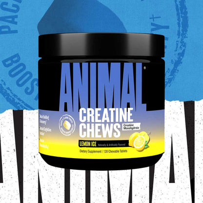 Animal Creatine Chews citroenijs smaak kauwbare creatine