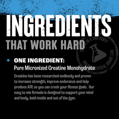 Animal Creatine Capsules ingrédients avec formule créatine monohydrate