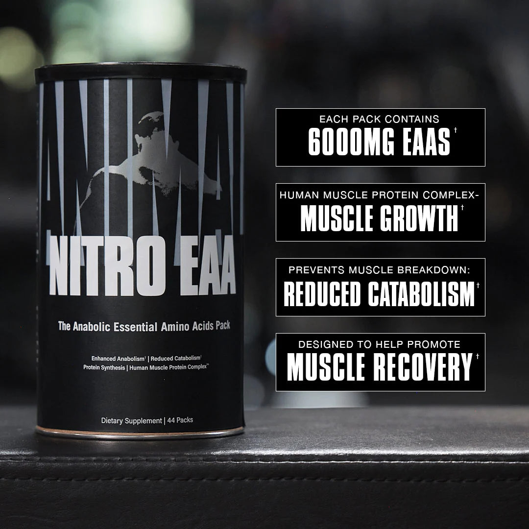 Universal Nutrition Animal Nitro EAA, 44 Packs, Unflavoured Bei