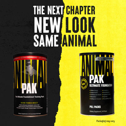Animal Pak 44-pak nowy wygląd – multiwitamina treningowa