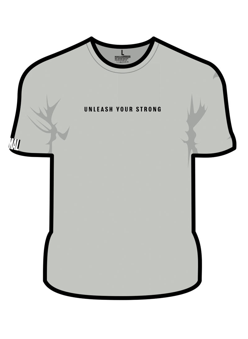 Animal Unleash Your Strong grijze Limited Edition tee