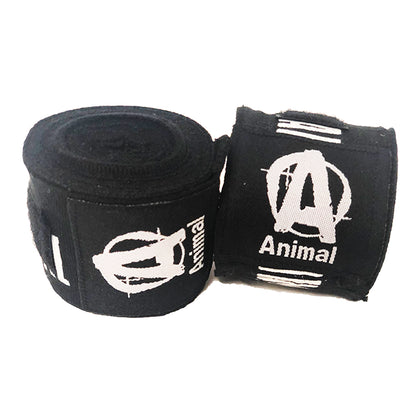 Animal Fight Wrap schwarze Bandage Nahaufnahme Detail