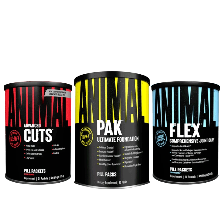 Animal Core Stack essentiële dagelijkse trainingssupplementbundel