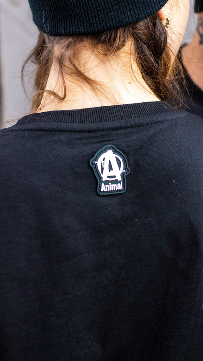 Animal Authentic Apparel premium T-shirt back view detail